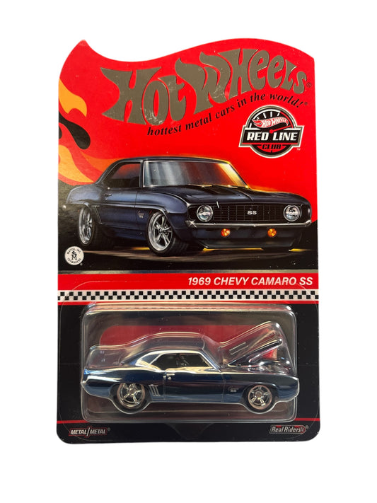 Hot Wheels 2023 RLC Redline Club 1969 CHEVY CAMARO SS Blue