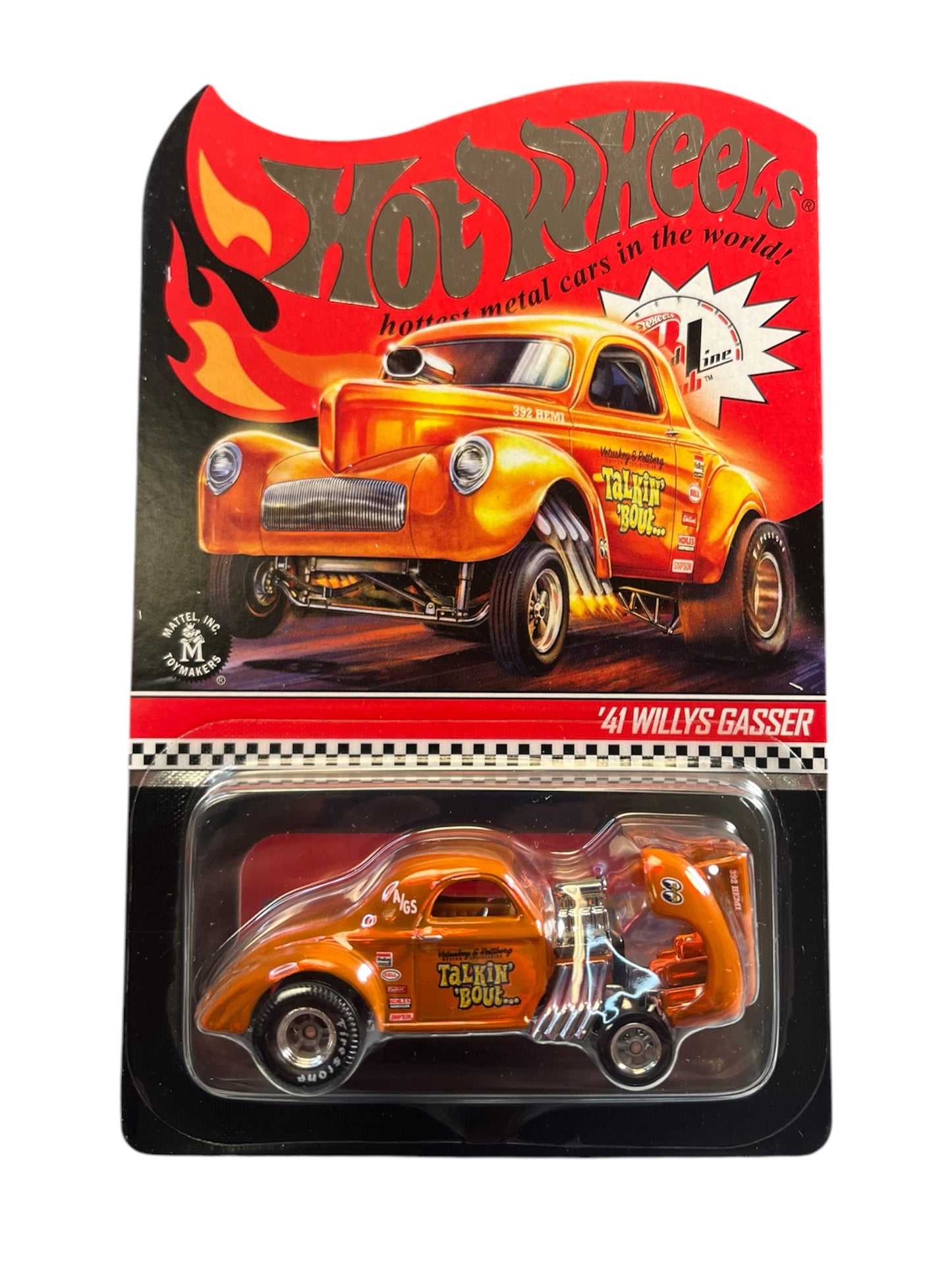 Hot Wheels Red Line Club RLC Orange ‘41 Willys Gasser 09334/10000