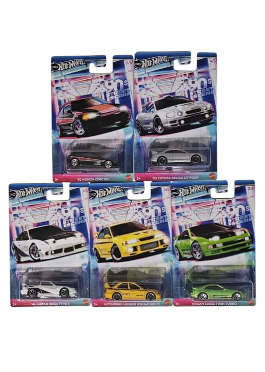 2024 Hot Wheels 90s Street Scene Complete Set of 5